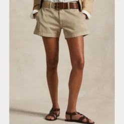 Cotton Chino Short Khaki