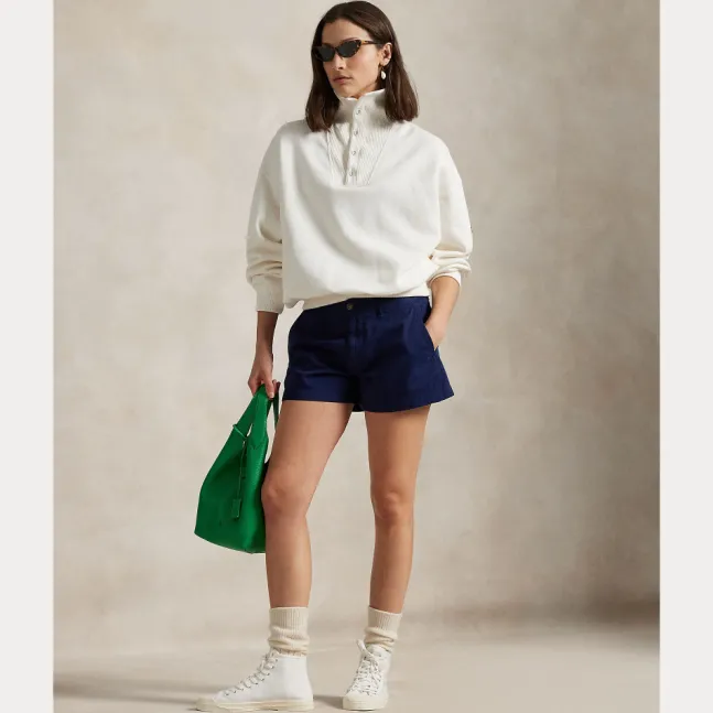 Cotton Chino Short Navy