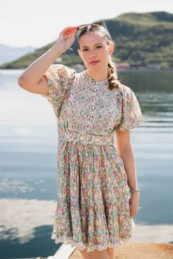 Cotton Slub Shift Dress Lush