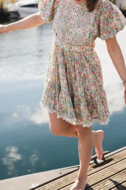 Cotton Slub Shift Dress Lush