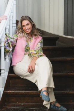 Cotton Slub Shirt Summer Lilacs