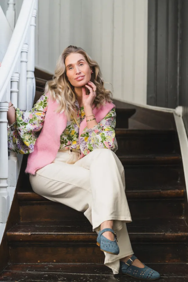Cotton Slub Shirt Summer Lilacs