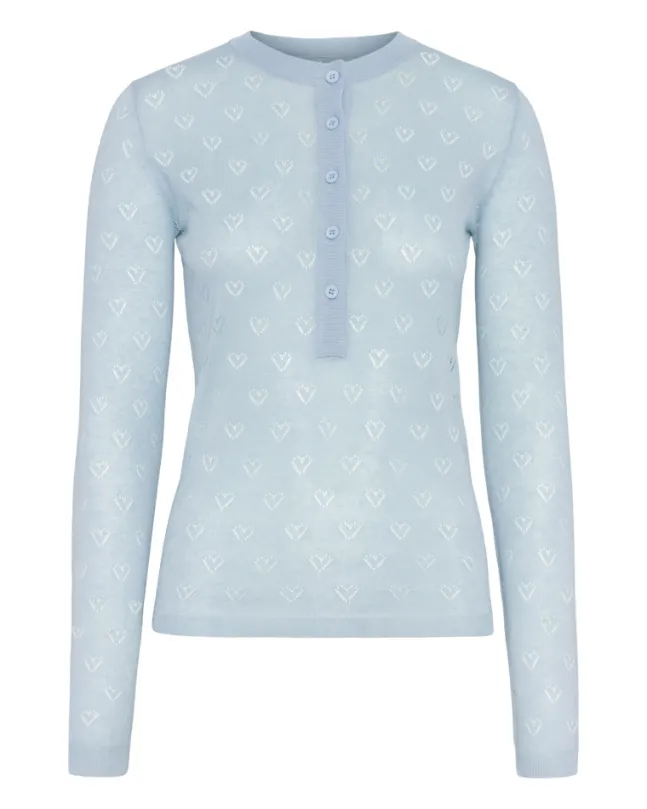 Cove Pointelle Light Blue