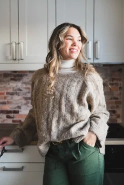 Cozy Sweater Beige Melange