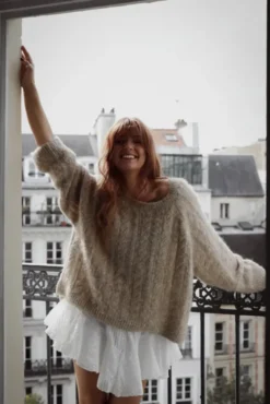 Cozy Sweater Beige Melange