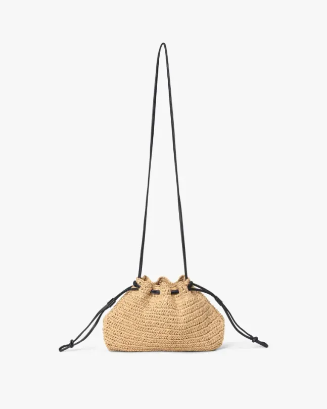 Crochet Handbag Starfish Beige