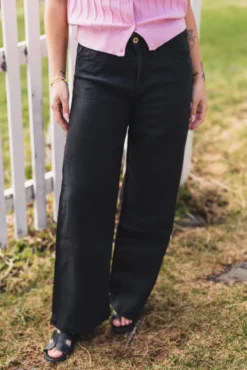 Culotte Linen Colour Black