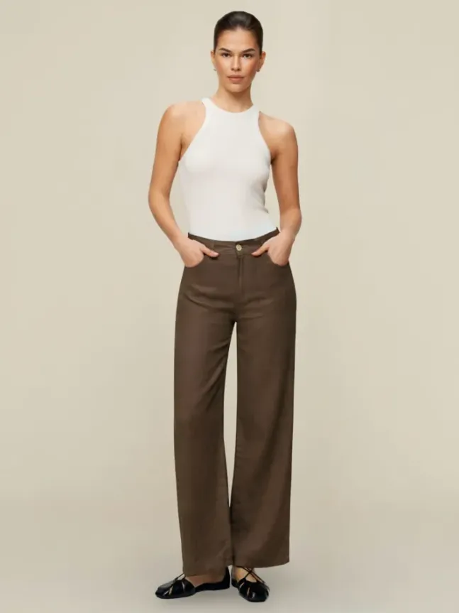 Culotte Linen Summer Chocolate Martini