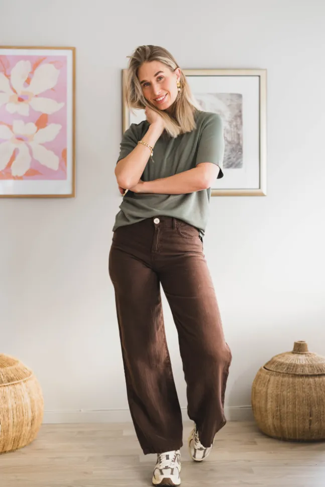 Culotte Linen Summer Chocolate Martini