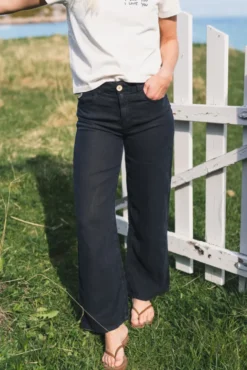 Culotte Linen Summer Navy
