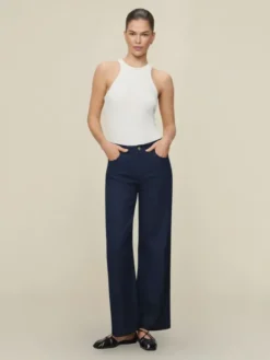 Culotte Linen Summer Navy