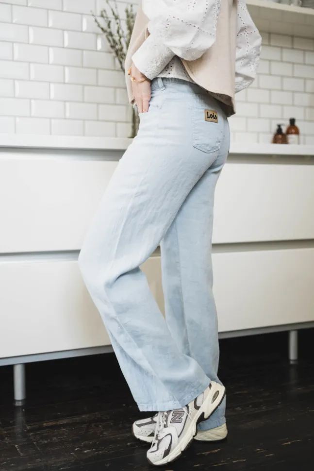 Culotte Linen Summer Pearl Blue