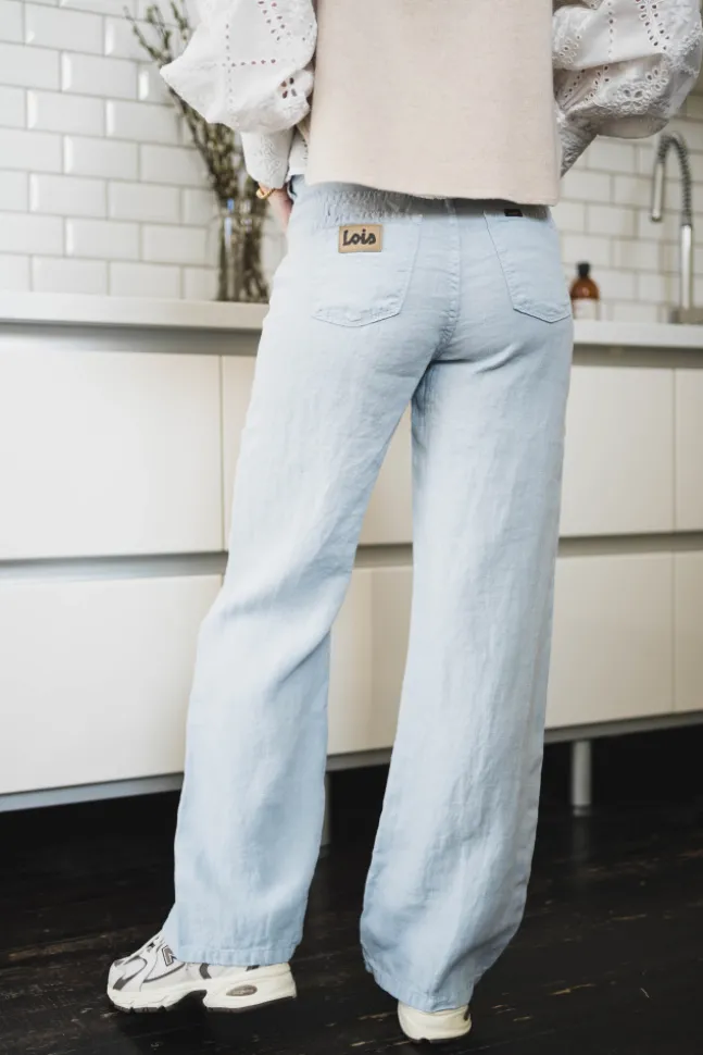 Culotte Linen Summer Pearl Blue