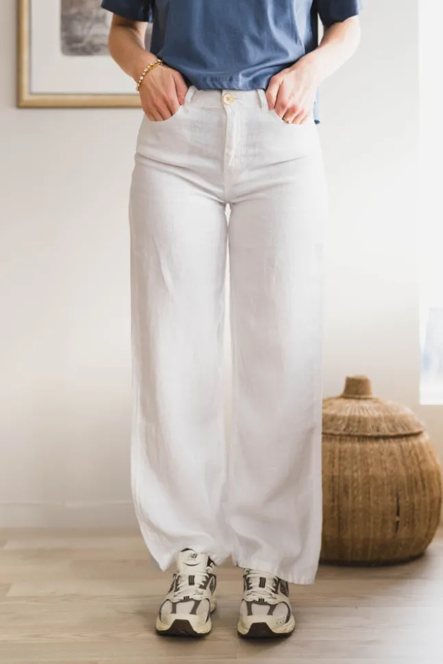 Culotte Linen Summer White