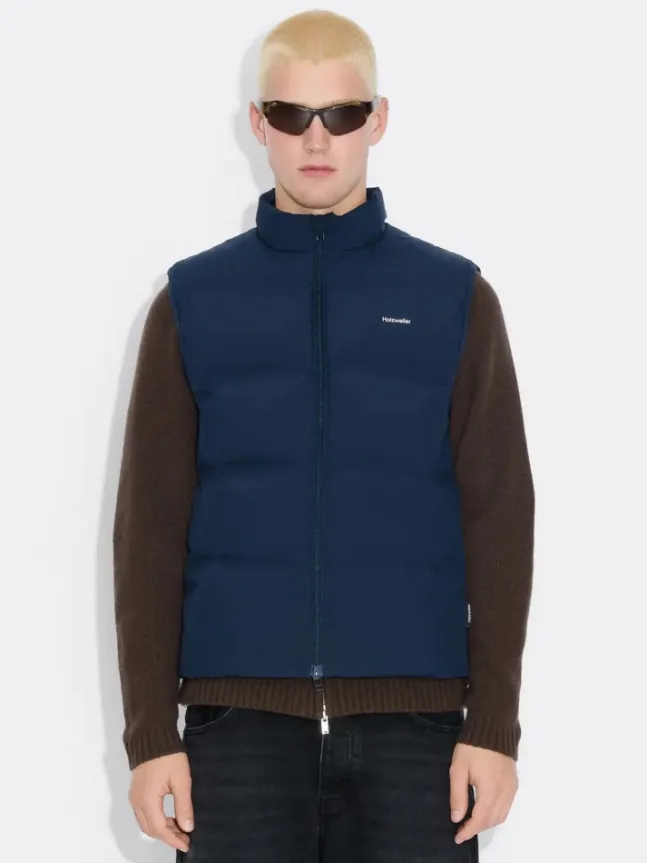 Daff Down Vest Dark Navy