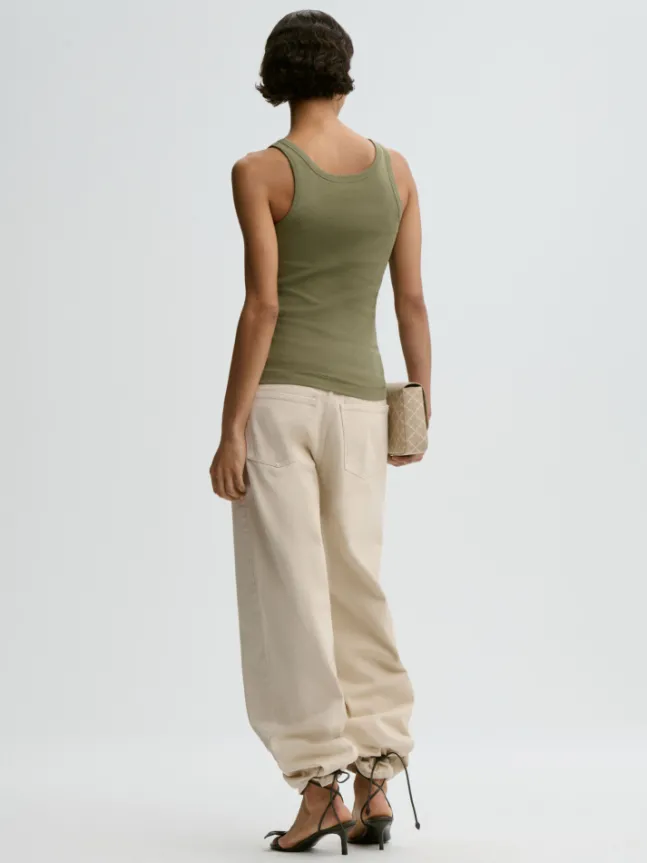 Dali Tank Top Deep Lichen Green