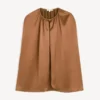 Dallias Satin Cape Latte Brown