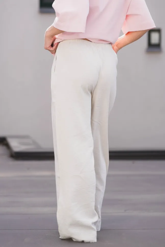 Daria Pants Sand Melange