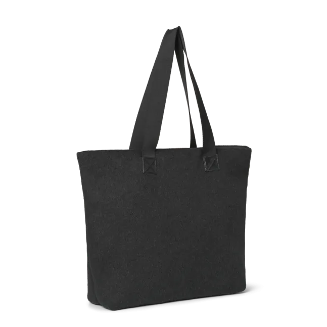 Day Woolen Bag Dark Grey Melange