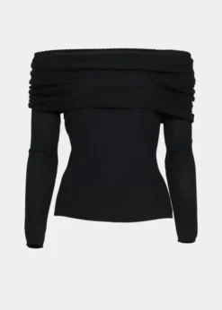 Delphine Merino Top Black