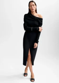 Delphine Merino Top Black