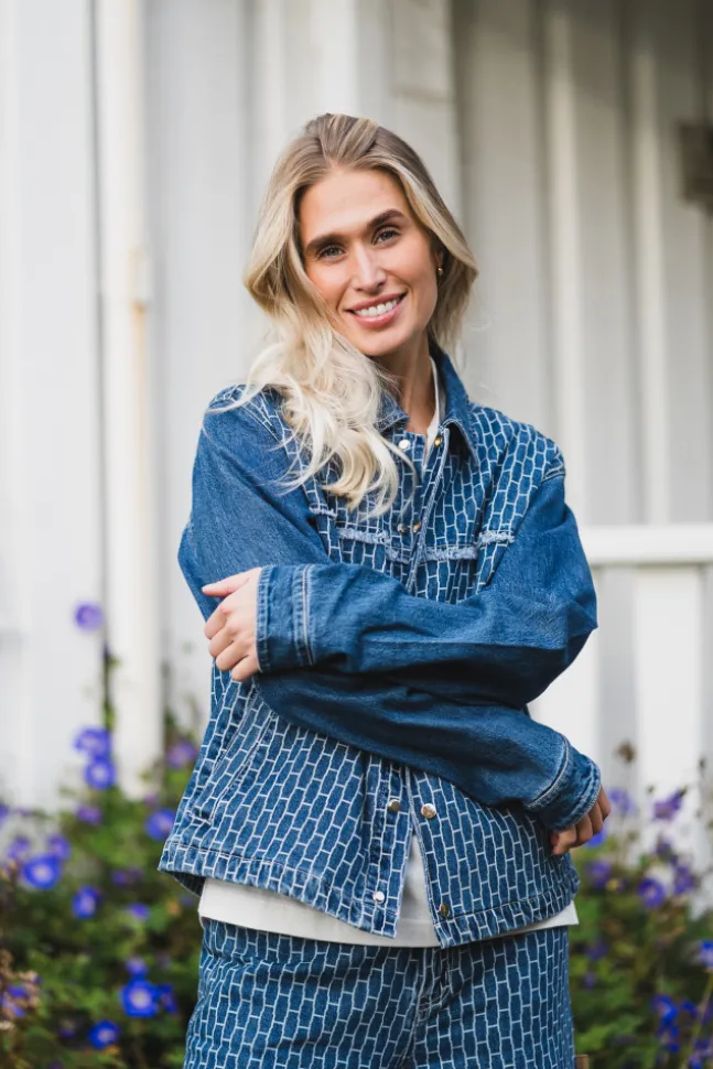 Dharma Jacket Light Wash Blue Denim