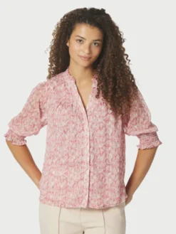 Diana Blurred Blouse Rose