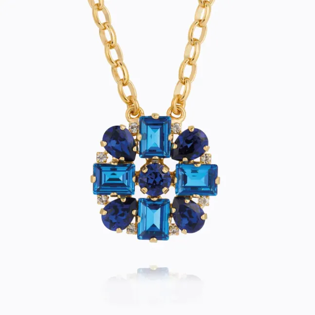 Diora Chain Necklace Gold ReCreated Blue Combo