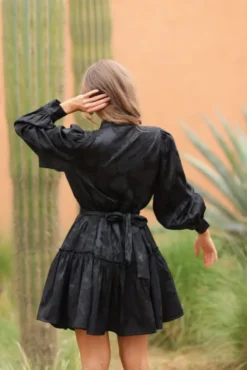 Doris Short Dress Black