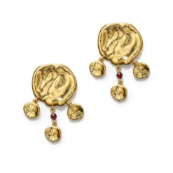 Dream Catcher Earrings Gold