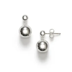 Drop of Silver Earring Silver