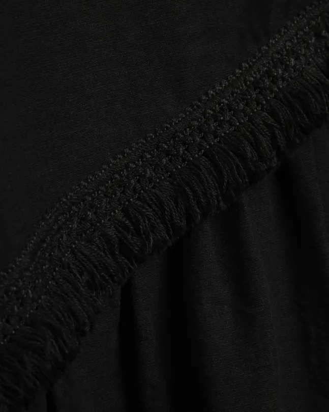 Eden Dress Linen Black