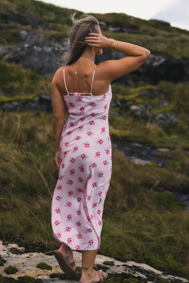 Eila Print Dress Light Pink Mix