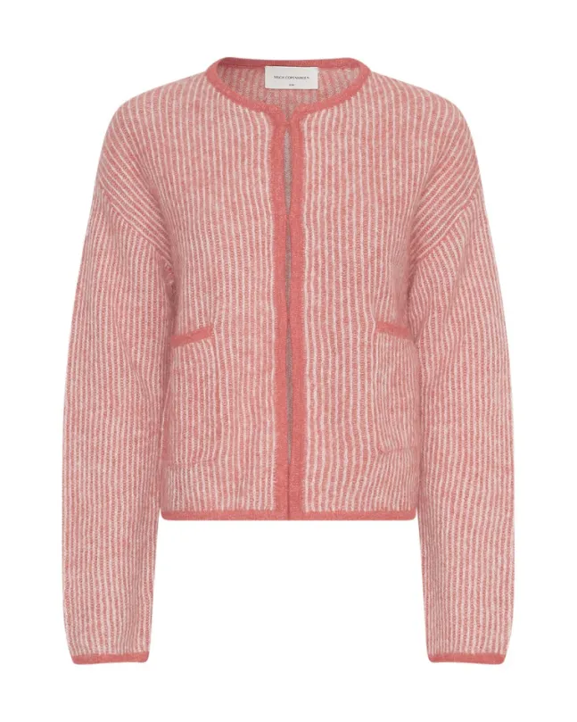 Eliza Nenaya Cardigan STP Fade Rose/Egret