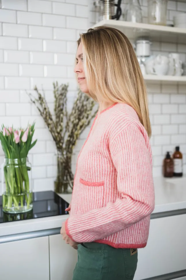Eliza Nenaya Cardigan STP Fade Rose/Egret