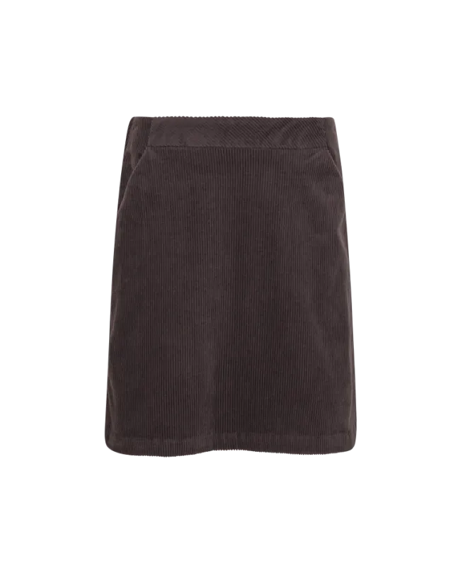 Ella HW Skirt Black Coffee