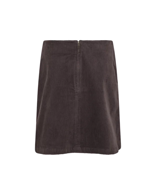 Ella HW Skirt Black Coffee