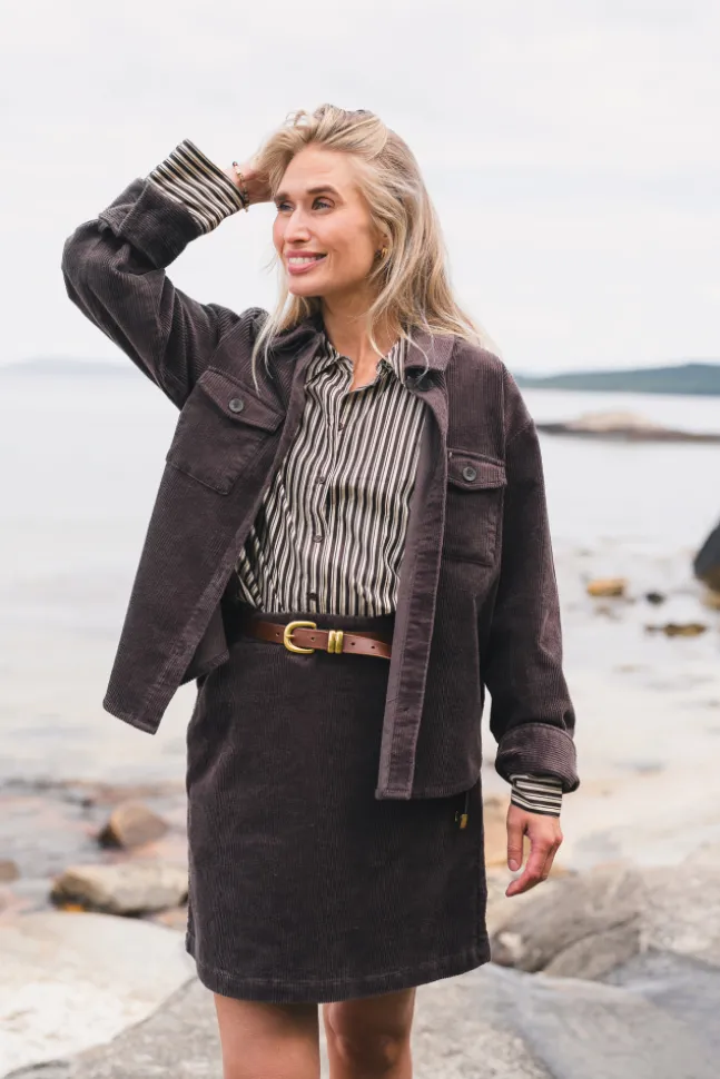Ella Shirt Black Coffee