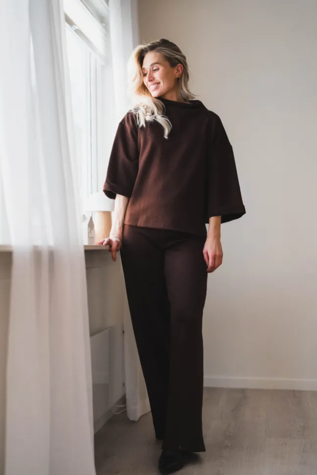 Elle Top Cocoa Brown