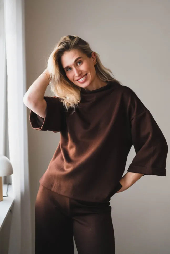 Elle Top Cocoa Brown