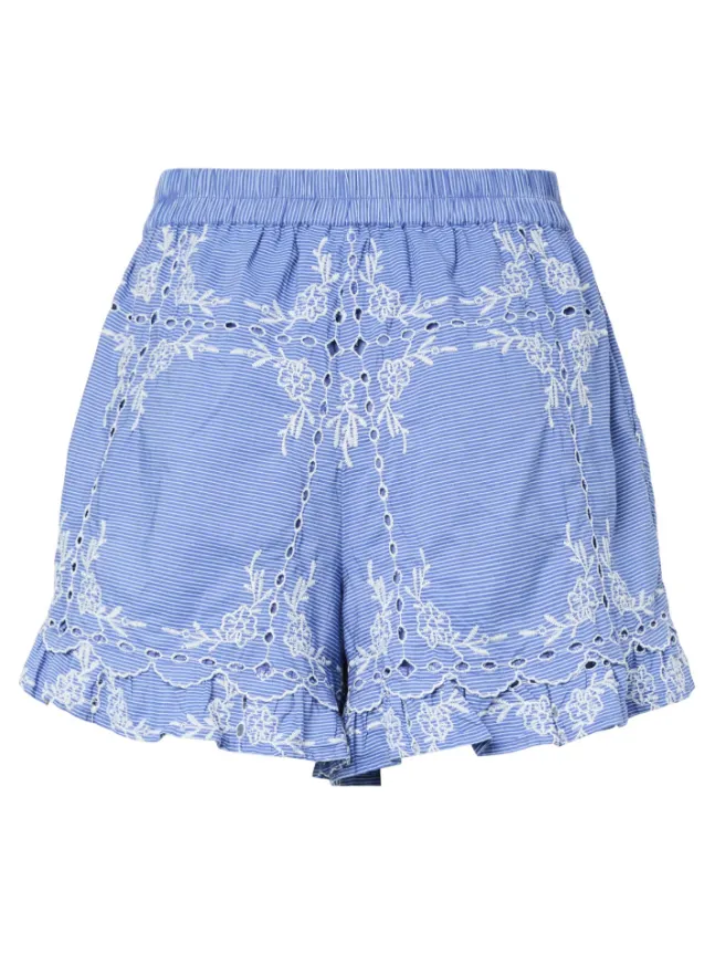 Ellie HW Shorts Marina W. Star White
