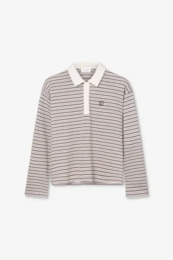 Elmer Polo Shirt Brown Stripe