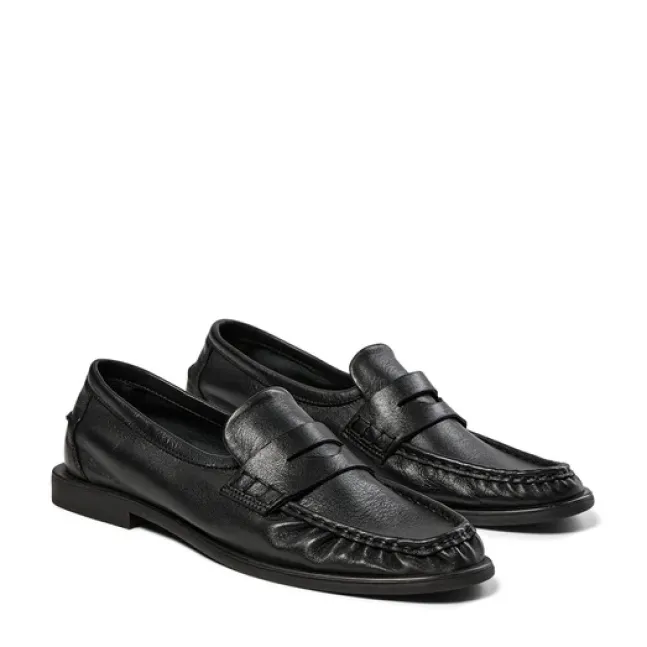 Elmira Leather Black