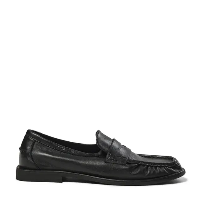 Elmira Leather Black