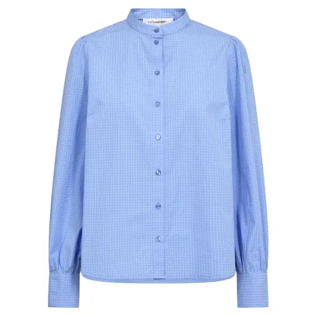 Elona Check Shirt Pale Blue