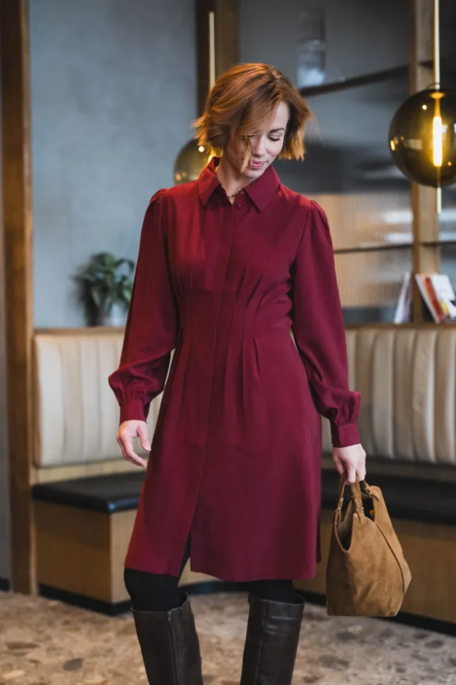 Elsa Asana Dress Syrah