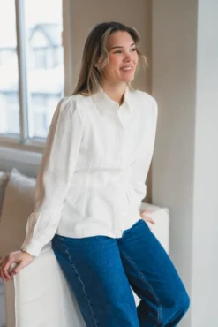 Elsa Asana Shirt Egret