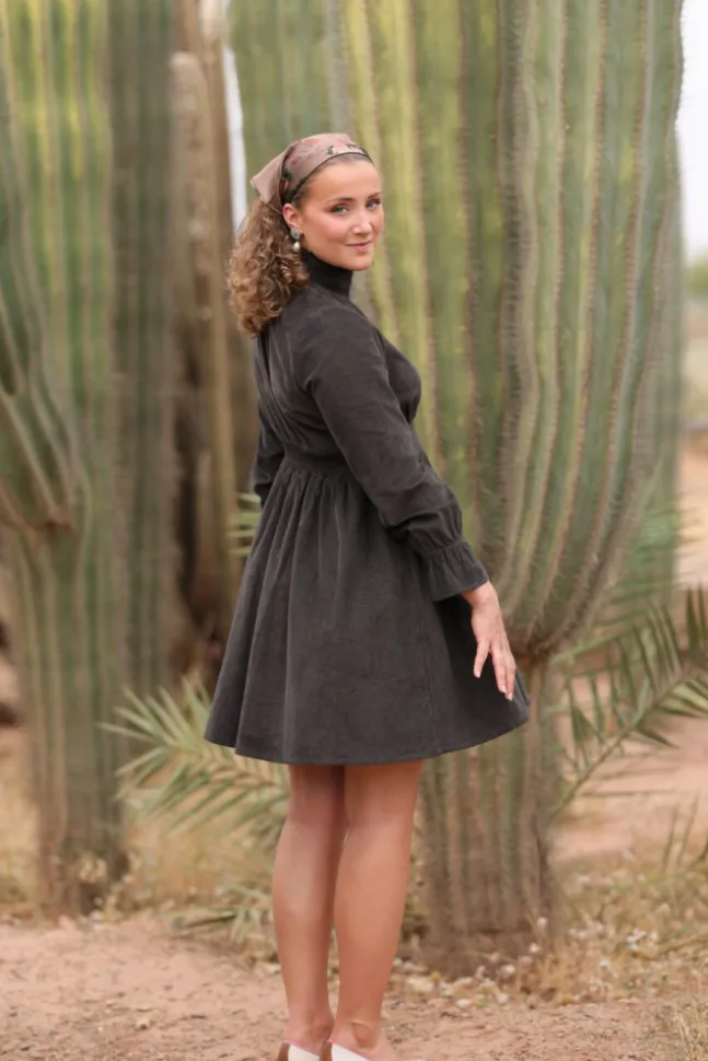 Embrace Dress Chocolate