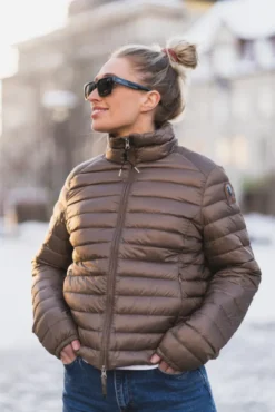 Emilia Down Jacket Olive Brown