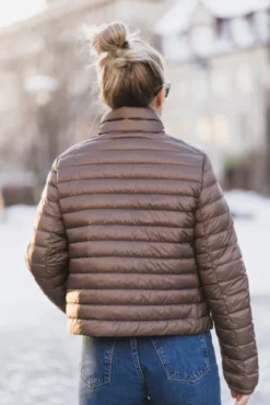 Emilia Down Jacket Olive Brown